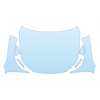 PAINT PROTECTION KIT - 2023 MAZDA CX-30 GS FULL HOOD FENDERS MIRRORS(WRAPPED EDGES) - PRECUT PPF CLEAR BRA WRAP