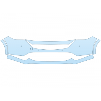 PAINT PROTECTION KIT - 2023 MAZDA CX-5 SIGNATURE BUMPER WITH SENSORS - PRECUT PPF CLEAR BRA WRAP