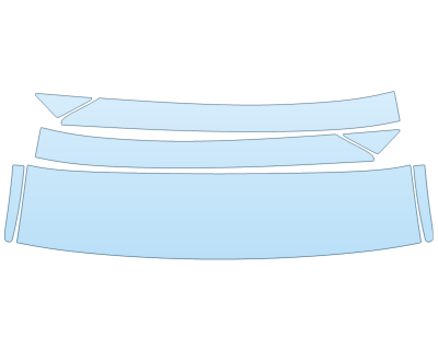 PAINT PROTECTION KIT - 2023 MAZDA CX-50 2.5 S PREMIUM ROOF PILLARS - PRECUT PPF CLEAR BRA WRAP