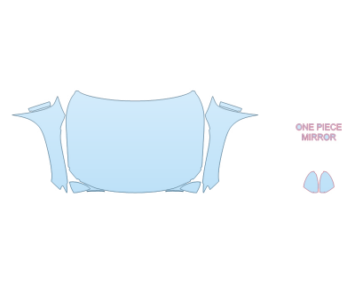 Precut PPF Kit – Clear Bra Paint Protection Film PAINT PROTECTION KIT - 2023 MAZDA CX-50 2.5 S SELECT FULL HOOD FENDERS MIRRORS(WRAPPED EDGES) - PRECUT PPF CLEAR BRA WRAP