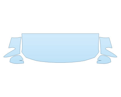 PAINT PROTECTION KIT - 2023 MAZDA CX-9 GS HOOD FENDERS MIRRORS 24 INCH (WRAPPED EDGES) - PRECUT PPF CLEAR BRA WRAP