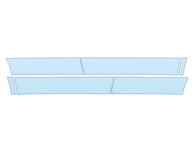 PAINT PROTECTION KIT - 2023 MAZDA CX-9 GS DOOR SPLASHES - PRECUT PPF CLEAR BRA WRAP