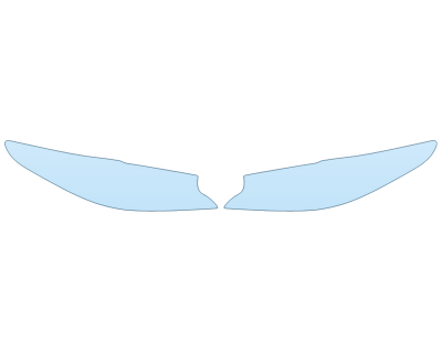 PAINT PROTECTION KIT - 2023 MAZDA CX-9 GS HEADLIGHTS - PRECUT PPF CLEAR BRA WRAP