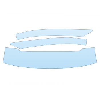 PAINT PROTECTION KIT - 2023 MAZDA CX-9 TOURING PLUS ROOF PILLARS - PRECUT PPF CLEAR BRA WRAP