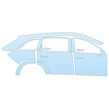 Precut PPF Kit – Clear Bra Paint Protection Film PAINT PROTECTION KIT - 2023 MAZDA CX-90 3.3 TURBO PREFERRED PLUS PASSENGER SIDE - PRECUT PPF CLEAR BRA WRAP