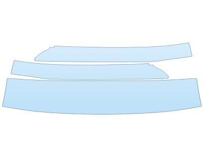 PAINT PROTECTION KIT - 2023 MAZDA CX-90 3.3 TURBO PREFERRED PLUS ROOF PILLARS - PRECUT PPF CLEAR BRA WRAP