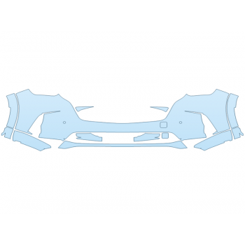 PAINT PROTECTION KIT - 2023 MAZDA CX-90 3.3 TURBO PREMIUM PLUS BUMPER WITH SENSORS - PRECUT PPF CLEAR BRA WRAP