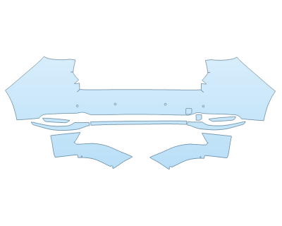 Precut PPF Kit – Clear Bra Paint Protection Film PAINT PROTECTION KIT - 2023 MAZDA CX-90 3.3 TURBO PREMIUM PLUS REAR BUMPER WITH SENSORS - PRECUT PPF CLEAR BRA WRAP
