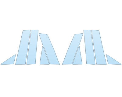 Precut PPF Kit – Clear Bra Paint Protection Film PAINT PROTECTION KIT - 2023 MAZDA CX-90 3.3 TURBO PREMIUM PLUS B PILLARS - PRECUT PPF CLEAR BRA WRAP