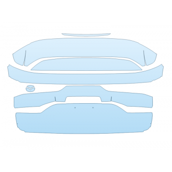 PAINT PROTECTION KIT - 2023 MAZDA CX-90 S PREMIUM TAILGATE KIT W/O EMBLEMS - PRECUT PPF CLEAR BRA WRAP