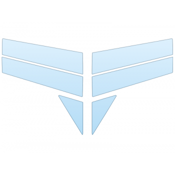 Precut PPF Kit – Clear Bra Paint Protection Film PAINT PROTECTION KIT - 2023 MAZDA MAZDA3 HATCH 2.5 S SELECT B PILLARS - PRECUT PPF CLEAR BRA WRAP