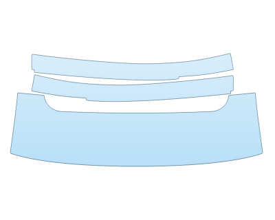 PAINT PROTECTION KIT - 2023 MAZDA MAZDA3 HATCH 2.5 TURBO PREMIUM PLUS ROOF PILLARS - PRECUT PPF CLEAR BRA WRAP