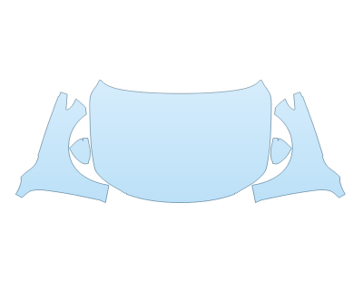 PAINT PROTECTION KIT - 2023 MAZDA MAZDA3 HATCH GT FULL HOOD FENDERS MIRRORS(WRAPPED EDGES) - PRECUT PPF CLEAR BRA WRAP