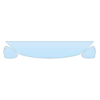 PAINT PROTECTION KIT - 2023 MAZDA MAZDA3 SEDAN GT HOOD FENDERS MIRRORS 12 INCH - PRECUT PPF CLEAR BRA WRAP
