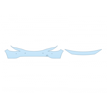 2025 MAZDA MX-30 EV BUMPER WITH SENSORS - PRECUT PPF CLEAR BRA WRAP