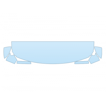 2025 MAZDA MX-30 EV HOOD FENDERS MIRRORS 18 INCH (WRAPPED EDGES) - PRECUT PPF CLEAR BRA WRAP