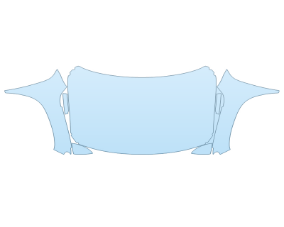2025 MAZDA MX-30 GT FULL HOOD FENDERS MIRRORS(WRAPPED EDGES) - PRECUT PPF CLEAR BRA WRAP
