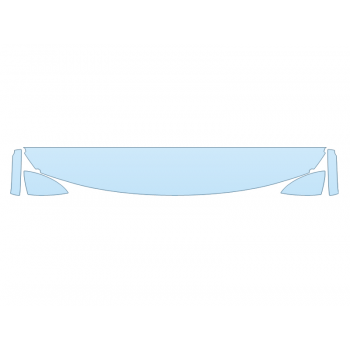 2025 MAZDA MX-30 PREMIUM PLUS HOOD FENDERS MIRRORS 12 INCH (WRAPPED EDGES) - PRECUT PPF CLEAR BRA WRAP