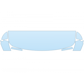 2025 MAZDA MX-30 PREMIUM PLUS HOOD FENDERS MIRRORS 24 INCH (WRAPPED EDGES) - PRECUT PPF CLEAR BRA WRAP