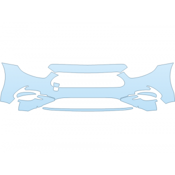 PAINT PROTECTION KIT - 2023 MERCEDES E-CLASS SEDAN 350 BUMPER - PRECUT PPF CLEAR BRA WRAP