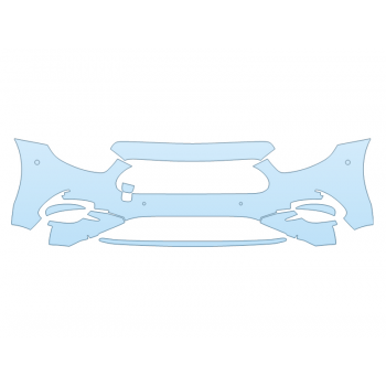 Precut PPF Kit – Clear Bra Paint Protection Film PAINT PROTECTION KIT - 2023 MERCEDES E-CLASS SEDAN 350 BUMPER WITH SENSORS - PRECUT PPF CLEAR BRA WRAP