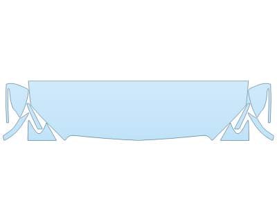 PAINT PROTECTION KIT - 2023 MERCEDES E-CLASS SEDAN 350 HOOD FENDERS MIRRORS 18 INCH (WRAPPED EDGES) - PRECUT PPF CLEAR BRA WRAP