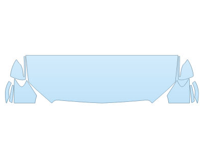 PAINT PROTECTION KIT - 2023 MERCEDES E-CLASS SEDAN 350 HOOD FENDERS MIRRORS 24 INCH (WRAPPED EDGES) - PRECUT PPF CLEAR BRA WRAP