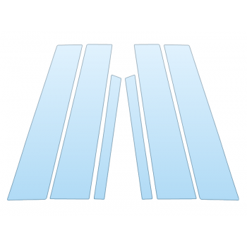 PAINT PROTECTION KIT - 2023 MERCEDES E-CLASS SEDAN 350 B PILLARS - PRECUT PPF CLEAR BRA WRAP