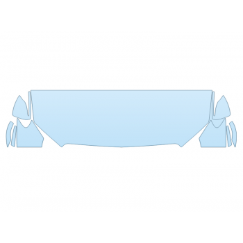 Precut PPF Kit – Clear Bra Paint Protection Film PAINT PROTECTION KIT - 2023 MERCEDES E-CLASS SEDAN 450 HOOD FENDERS MIRRORS 24 INCH (WRAPPED EDGES) - PRECUT PPF CLEAR BRA WRAP