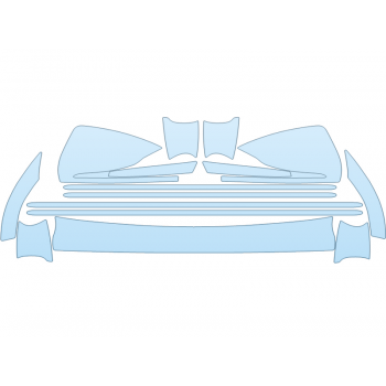 PAINT PROTECTION KIT - 2023 MERCEDES E-CLASS SEDAN 450 MIRRORS DOOR CUPS DOOR EDGES - PRECUT PPF CLEAR BRA WRAP