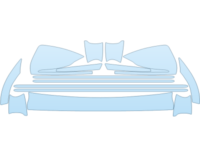 PAINT PROTECTION KIT - 2023 MERCEDES E-CLASS SEDAN 450 MIRRORS DOOR CUPS DOOR EDGES - PRECUT PPF CLEAR BRA WRAP