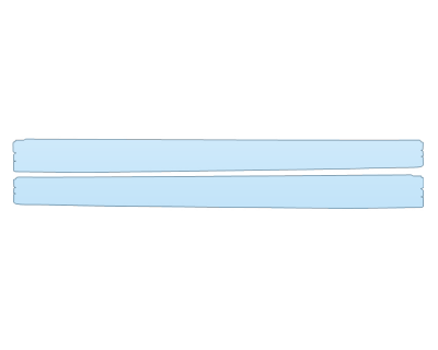 PAINT PROTECTION KIT - 2023 MERCEDES E-CLASS SEDAN 450 ROCKERS - PRECUT PPF CLEAR BRA WRAP