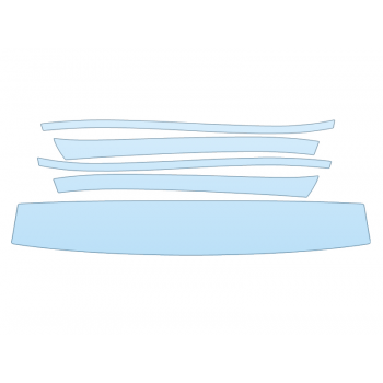 PAINT PROTECTION KIT - 2023 MERCEDES E-CLASS SEDAN 450 ROOF PILLARS - PRECUT PPF CLEAR BRA WRAP