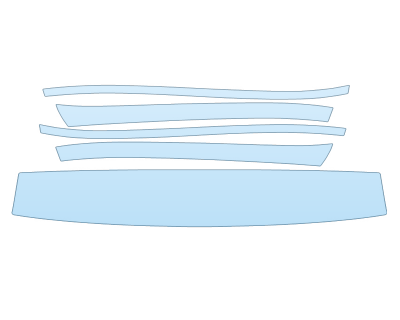 PAINT PROTECTION KIT - 2023 MERCEDES E-CLASS SEDAN 450 ROOF PILLARS - PRECUT PPF CLEAR BRA WRAP