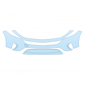 PAINT PROTECTION KIT - 2023 MERCEDES EQB CLASS 250+ BUMPER - PRECUT PPF CLEAR BRA WRAP