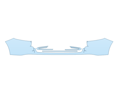 PAINT PROTECTION KIT - 2023 MERCEDES EQB CLASS 250+ REAR BUMPER - PRECUT PPF CLEAR BRA WRAP