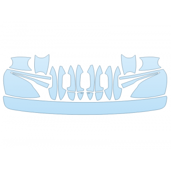 PAINT PROTECTION KIT - 2023 MERCEDES EQB CLASS 250+ LUGGAGE AREA MIRRORS DOOR CUPS - PRECUT PPF CLEAR BRA WRAP