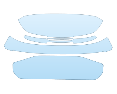 PAINT PROTECTION KIT - 2023 MERCEDES EQB CLASS 250+ REAR HATCH W/O EMBLEMS - PRECUT PPF CLEAR BRA WRAP