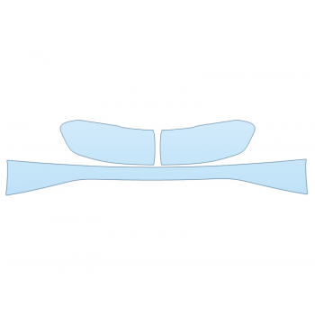 PAINT PROTECTION KIT - 2023 MERCEDES EQB CLASS 250+ TAIL LIGHTS - PRECUT PPF CLEAR BRA WRAP