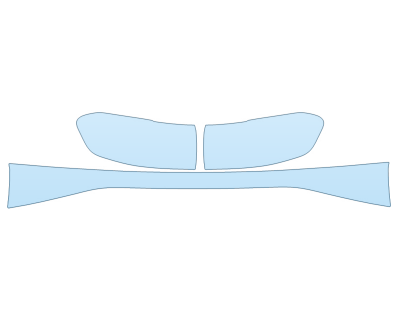 PAINT PROTECTION KIT - 2023 MERCEDES EQB CLASS 250+ TAIL LIGHTS - PRECUT PPF CLEAR BRA WRAP