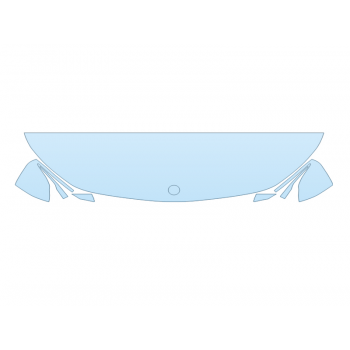 PAINT PROTECTION KIT - 2023 MERCEDES EQB CLASS 300 4MATIC HOOD FENDERS MIRRORS 18 INCH (WRAPPED EDGES) - PRECUT PPF CLEAR BRA WRAP