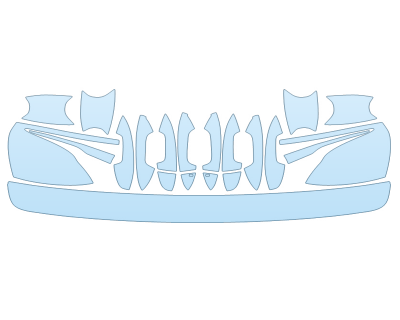 PAINT PROTECTION KIT - 2023 MERCEDES EQB CLASS 300 4MATIC LUGGAGE AREA MIRRORS DOOR CUPS - PRECUT PPF CLEAR BRA WRAP