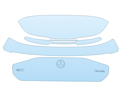 PAINT PROTECTION KIT - 2023 MERCEDES EQB CLASS 300 4MATIC REAR HATCH - PRECUT PPF CLEAR BRA WRAP