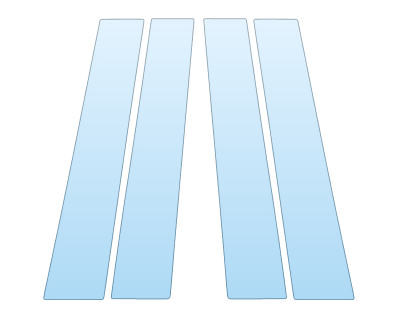 PAINT PROTECTION KIT - 2023 MERCEDES EQB CLASS 300 4MATIC B PILLARS - PRECUT PPF CLEAR BRA WRAP