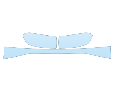 PAINT PROTECTION KIT - 2023 MERCEDES EQB CLASS 300 4MATIC TAIL LIGHTS - PRECUT PPF CLEAR BRA WRAP