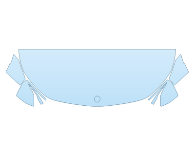 PAINT PROTECTION KIT - 2023 MERCEDES EQB CLASS 350 4MATIC HOOD FENDERS MIRRORS 24 INCH (WRAPPED EDGES) - PRECUT PPF CLEAR BRA WRAP