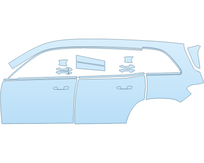 PAINT PROTECTION KIT - 2023 MERCEDES EQB CLASS 350 4MATIC DRIVER SIDE - PRECUT PPF CLEAR BRA WRAP