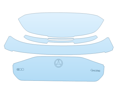 PAINT PROTECTION KIT - 2023 MERCEDES EQB CLASS 350 4MATIC REAR HATCH - PRECUT PPF CLEAR BRA WRAP