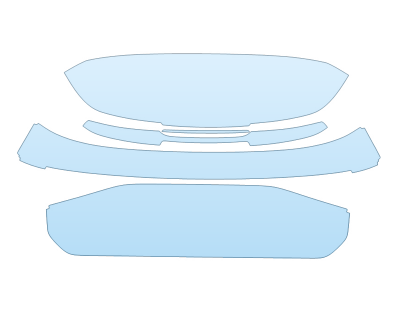 PAINT PROTECTION KIT - 2023 MERCEDES EQB CLASS 350 4MATIC REAR HATCH W/O EMBLEMS - PRECUT PPF CLEAR BRA WRAP