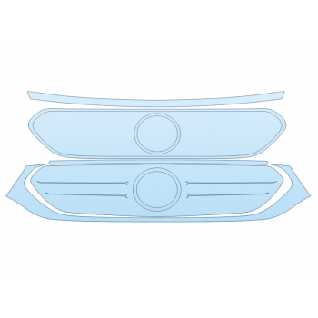 PAINT PROTECTION KIT - 2023 MERCEDES EQB CLASS 350 4MATIC GRILL - PRECUT PPF CLEAR BRA WRAP